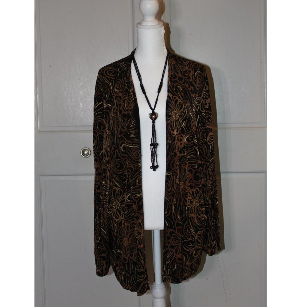 Laura Ashley 3X Flowing Light Jacket/Cardigan